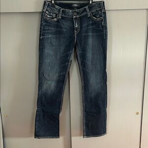 Silver jeans